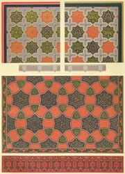 Décoration de plafond de la maison de Beyt El-Tcheleby, tirée de 